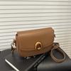 Retro Niche Underarm Bag Women's 2025 New Trendy Fashion Korean Saddle Bag Simple Personality Shoulder Messenger Bag