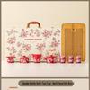 Chinese Engagement Bride's Tea Set: Teapot, Teacups, Tray - Newlywed Gongfu Gift Box