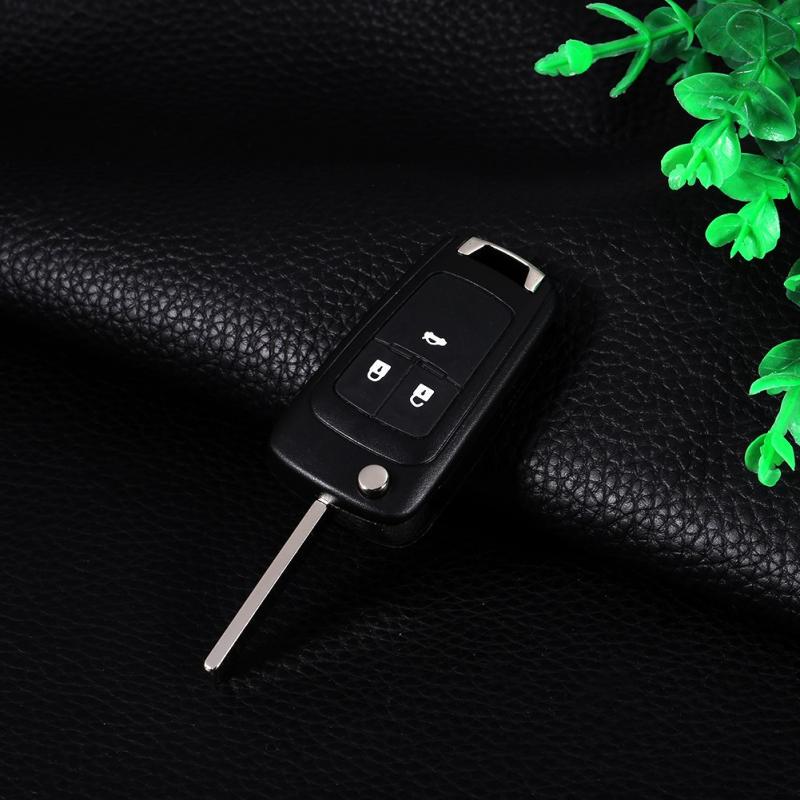 Flip Folding Remote 3 Buttons Key Fob  Case For  Zafira Astra