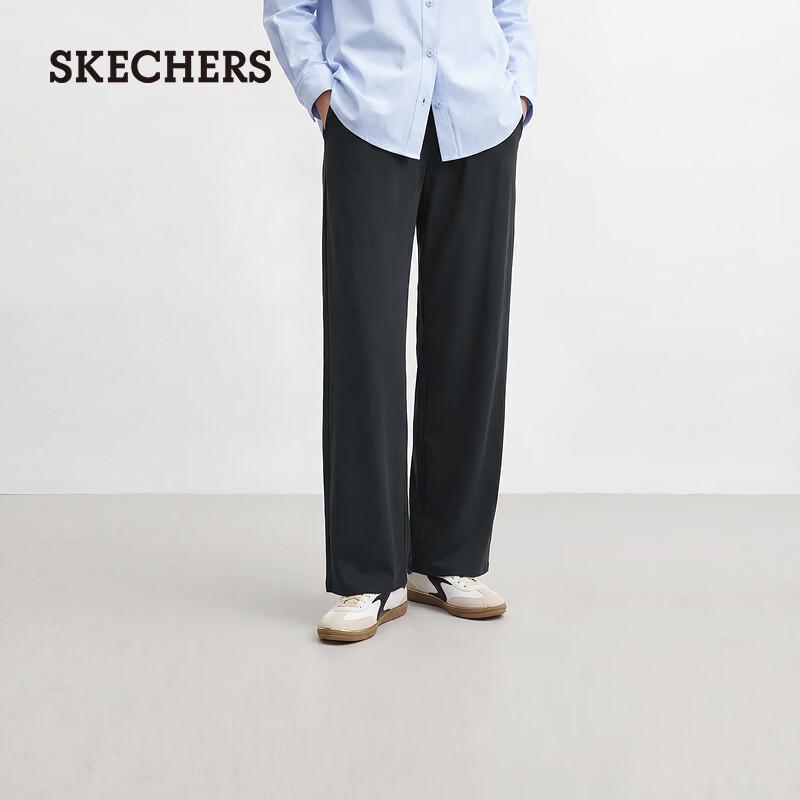 Skechers Women's Ice Silk Wide-Leg Knit Pants L226W114