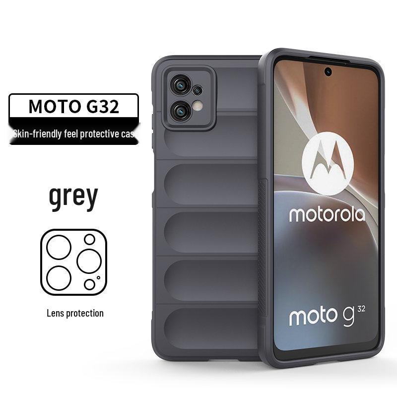 Motorola G32 Silicone Anti-Slip Protective Case, Phantom Shield, Drop-Resistant for G86