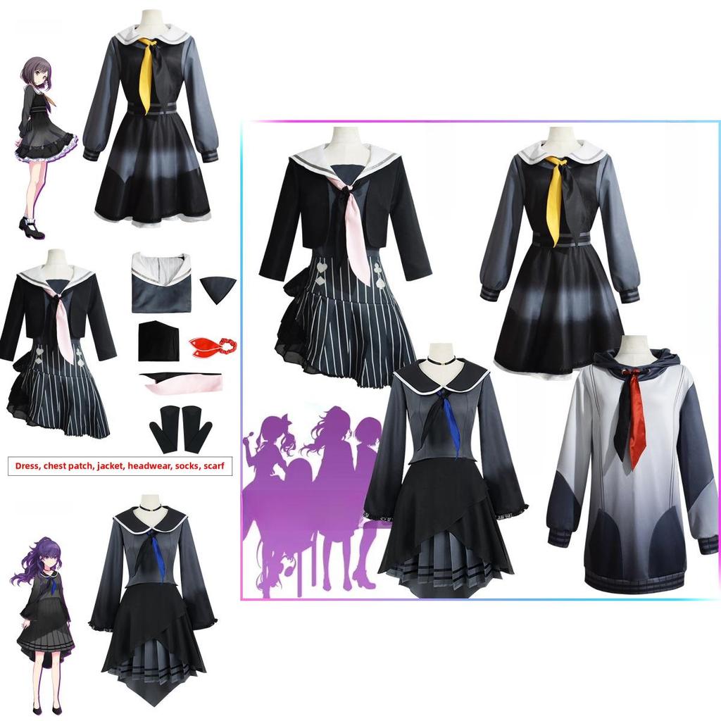 Anime Lolita Cosplay Kostüm Süßes Frisches Polyesterkleid Für Rollenspiel Spiel Convention Kleidung