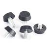 10Pc Black Furniture Legs Anti-slip Foot Riser Adjustable Height Plastic Base Table Cabinet Leg Pad Feet Leveler Floor Protector