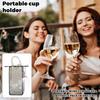 Portable Wine Cup Holder And Ice Pack 2-in-1, A Gift For Friends