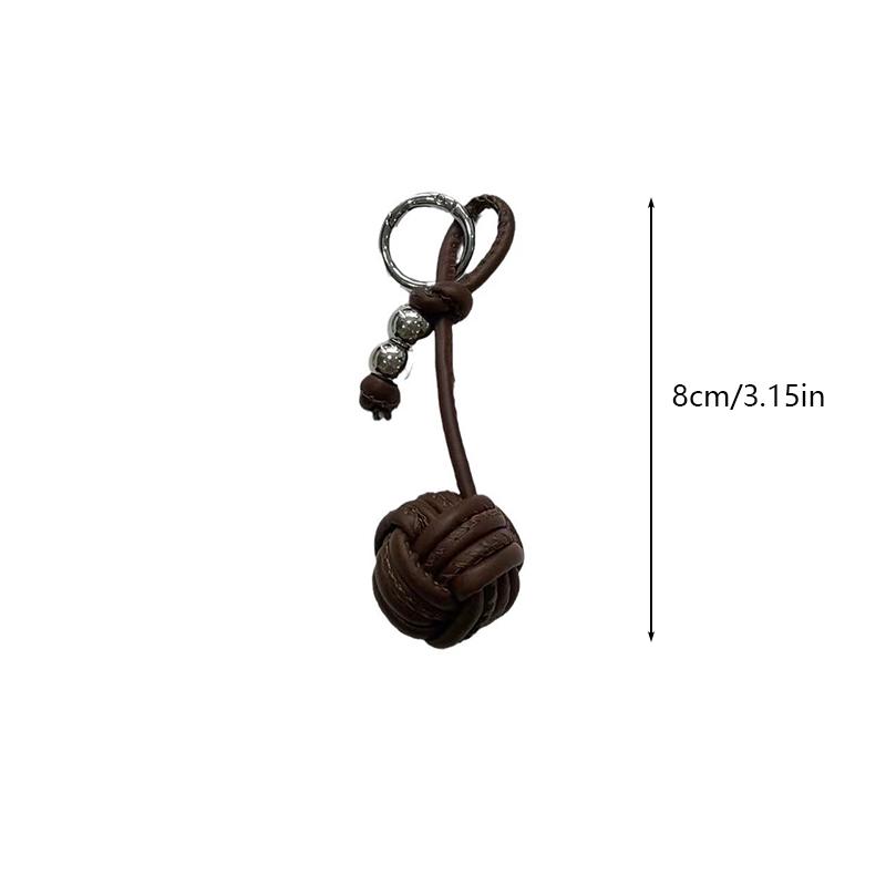 Yogodlns Woven Ball Mini Backpack Hanging Handbag Pendant Bag Pendant Bags Accessories