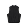 Nike Therma-FIT Club Solid Letter Logo Print Zip Cotton Vest Men Vest Black DX0677-010