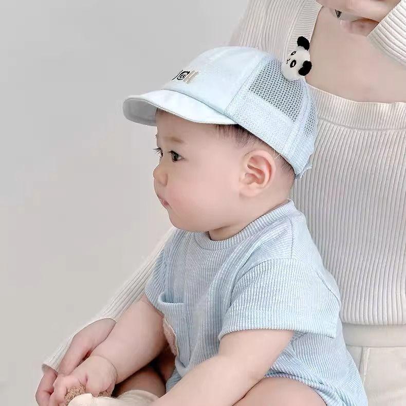 Casquette de Baseball Ultra-Mignonne en Maille pour Bébé - Chapeau d'Été Respirant pour Garçons