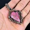 Rhodonite Jewelry, 999 Copper Wire Wrapped Pendant Handmade Gemstone Jewelry, Gifts For Wife Brand New Pendant