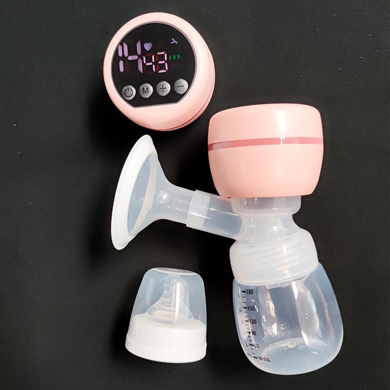 Wiederaufladbare smarte elektrische Milchpumpe mit automatischer schmerzfreier Saugfunktion und Massage