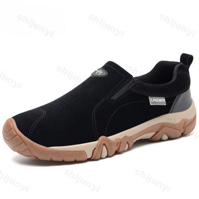 Fashion Men's Shoes Breathable Casual Cloth Shoes Soft Soled Comfortable Anti Slip Sneakers Large Size Elderly Lightweight Walking Shoes