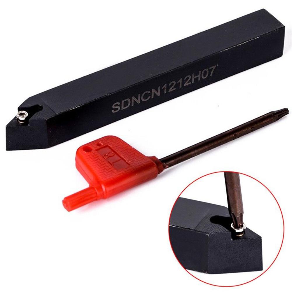 4Pcs Lathe Boring Bar Turning Tool Holder 10pcs DCMT070204 Indexable Carbide Inserts And Wrenches Metal Lathe Cutting Tools