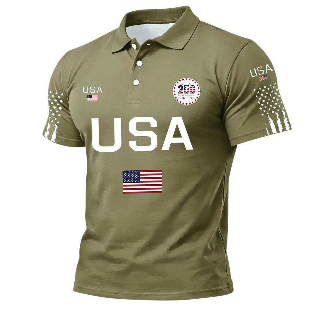 Men's Casual Round Neck Short Sleeve T-Shirt