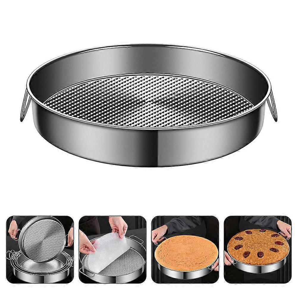 Kitchen Steamer Basket Silver Pot Steamer Tray for Food Steaming 3Pcs