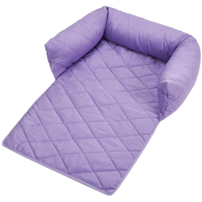 Comfortable Dog Couch Bed with Detachable Liners Removable Cover Headrest Dog Sofa Bed NonSlip Dog Bedding of All Season