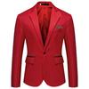New Single-breasted, Non-iron Slit Casual Suit for Men's Fashionable Slim Suit