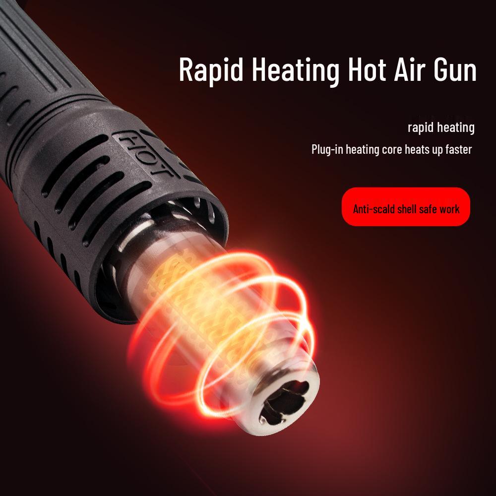Industrial High-Power Portable Hot Air Gun with Digital Temperature Control for Electronic Repair and Welding