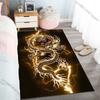 1PC Glowing Dragon Design Carpet for Living Room Bedroom Sofa Home Decor Rus Non-slip Floor Mat Luxury Gift Multiple Sizes