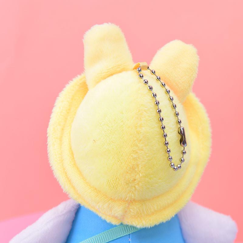 Adorable Japanese-style Plush Duck Keychain For Kids Soft Pp Cotton Toy