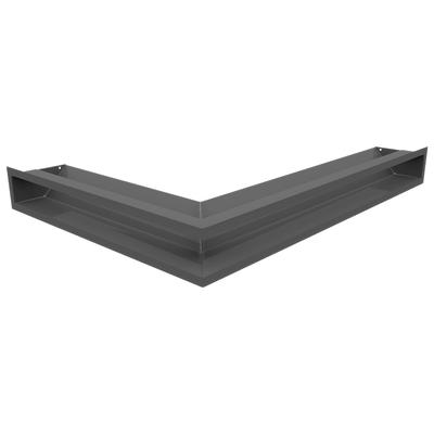 Vent Cover LUFT rohový pravý 54,7x76,6x9 grafit