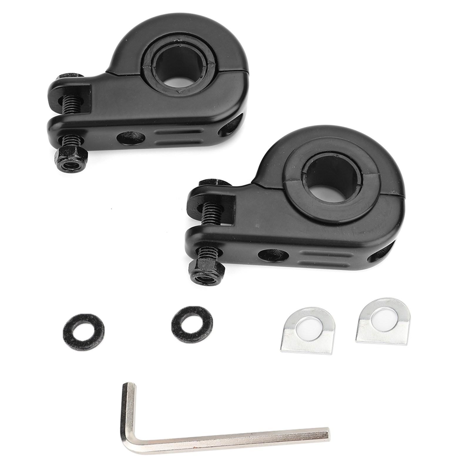 

1.25 32mm Engine Crash Bar Highway Foot Peg Mount Clamp Bracket For Dyna Chrome