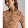 Lauren Ralph Lauren Cable Cotton Blend Short Sleeve Sweater  Wmlrswesn820217650 