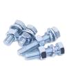 Metric Grade 8.8 Carbon Steel Blue-White Zinc Hex Head Combination Bolts