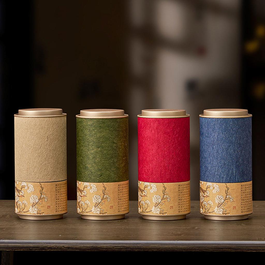 Exquisite Tea Container Chinese Culture Tea Storage Box Tea Canister Tea Storage Jar Perfect Gift for Tea Enthusiasts