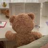 Cartoon 28-40cm Adorable Brown Bear Plush Toy Dolls Large Kawaii Children Stuffed Soft Brown Bear Dolls for Childeren Birthday Gifts