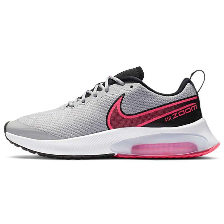 Nike Air Zoom Arcadia Synthetikleder Niedrig geschnitten Laufschuhe Grau Rosa Unisex CK0715-002