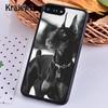 Krajews CUTE DOBERMAN DOG BREED Phone Case Cover For iPhone 17 Air 16 15 14 Plus 11 12 13 Pro Max Plus Coque Fundas
