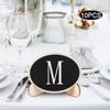 10Pcs Wood Mini Display Blackboard Art Craft Desktop Message Board Ornament for Wedding Decor
