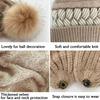 1PC Hat Windproof Earmuffs Knitted Hat Integrated Scarf Cozy Ear-Protecting Warm Set Fashionable