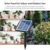 Solar Automatisches Bewässerungssystem 6 Timer-Modi Automatischer Alarm Solar Pflanzen Tropfbewässerungs-Set für Balkon Terrasse Garten