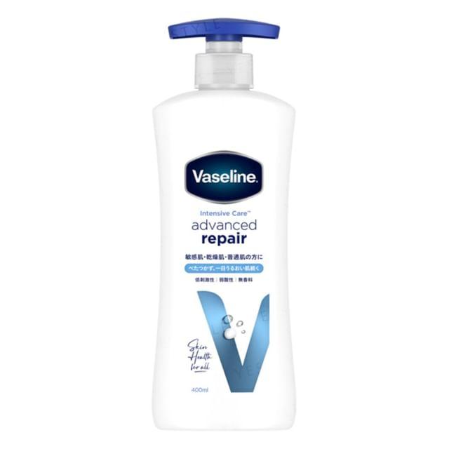 Vaseline Japan - Intensive Care Advanced Repair Body Lotion Fragrance Free - 400ml