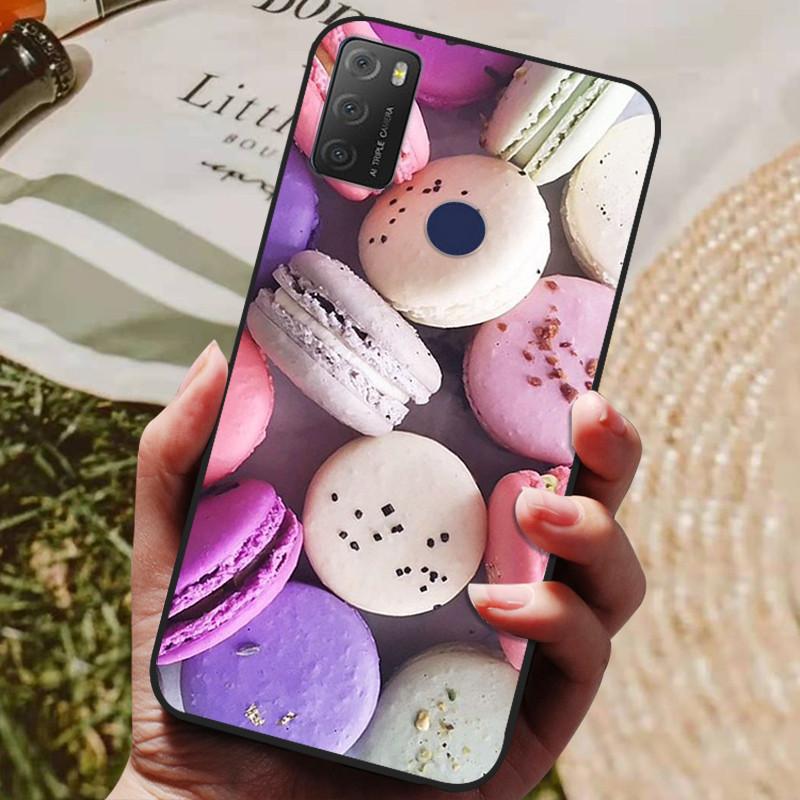 For TCL 20Y 20E 6125F Case Silicone Soft TPU Phone Cover for TCL 20Y 6156D Case Bumper for TCL20Y TCL20E Flower Animals Coques