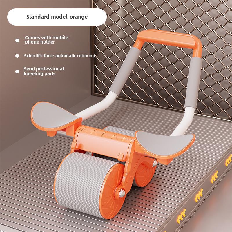 Břišní kolečko s automatickým odrazem: Podpora loktů pro muže a ženy – domácí fitness nástroj pro trénink břicha a jádra