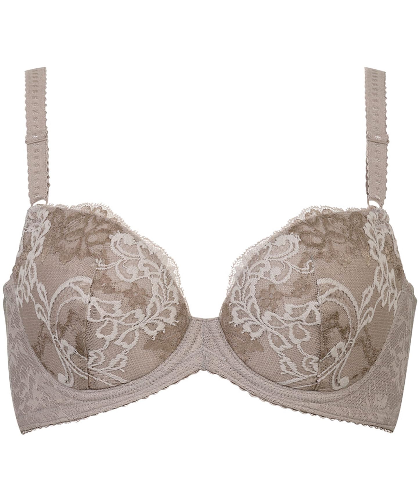 

for a Sleek and Smooth Silhouette Wing/Wacoal Bra, 3/4 Cup, KB2506, BR, B85,