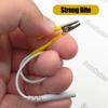 24pcs TENS Wire Cable Clip - BesCable Electrode Leader Wires with Alligator Clips for TENS Unit Physiotherapy Machine - 2.0mm Pin Female to Alligator