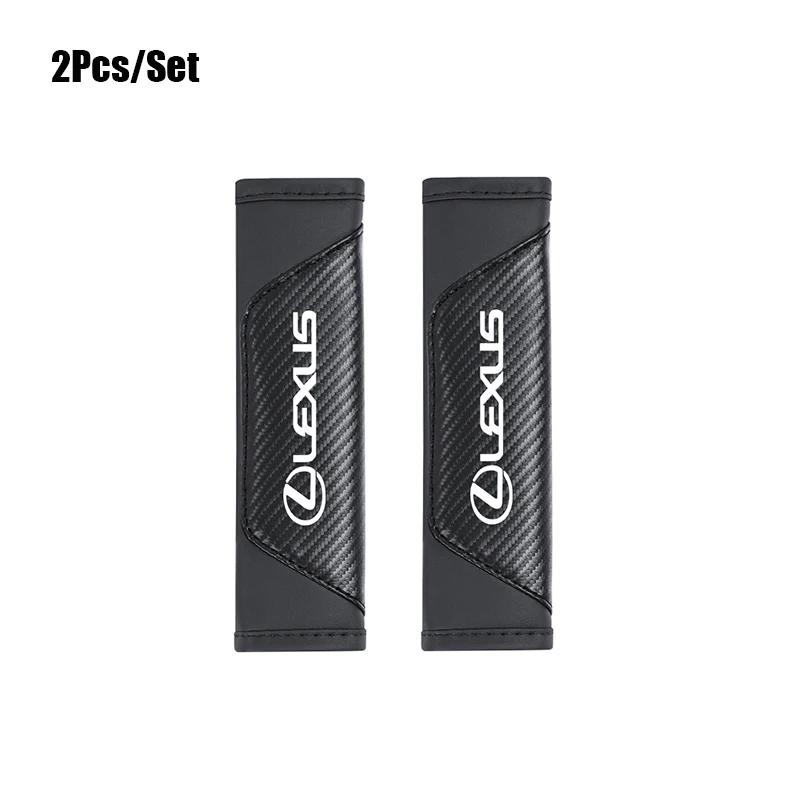 

2Pcs Car Seat Belt Covers Shoulder Protection Pad Accessories For Lexus F SPORT ES RX NX LS UX LM LX GX LC RZ IS CT GS RC HS SC