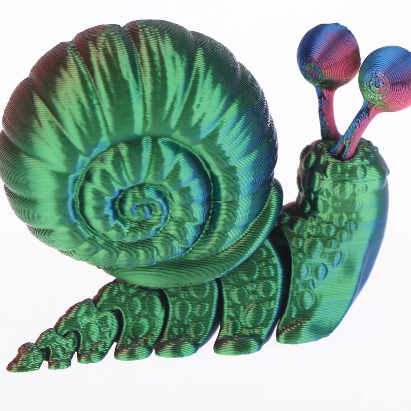 Jouet Modèle d'Escargot Simulé Imprimé en 3D Ornement Sculpture Animale Amusante Décoration de Bureau Pour Enfants Cadeaux Cadeau Unique
