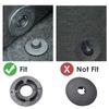 4 Set Car Floor Mat Caret Clips Universal Retention Fixing For Holders Grips Clamps Floor Holders Carpet Non-slip Fastener Clips