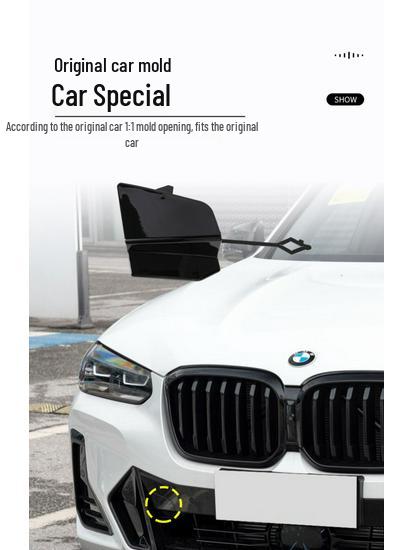 Front and Rear Tow Hook Covers for BMW X3/X4 (2022) – Tow Rope and Hole Covers Included