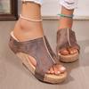 Women Sandals New Summer Roman Open Toe Platform Shoes Women Retro Peep Toe Wedges Shoes Women Luxury Casual Designer Sandals