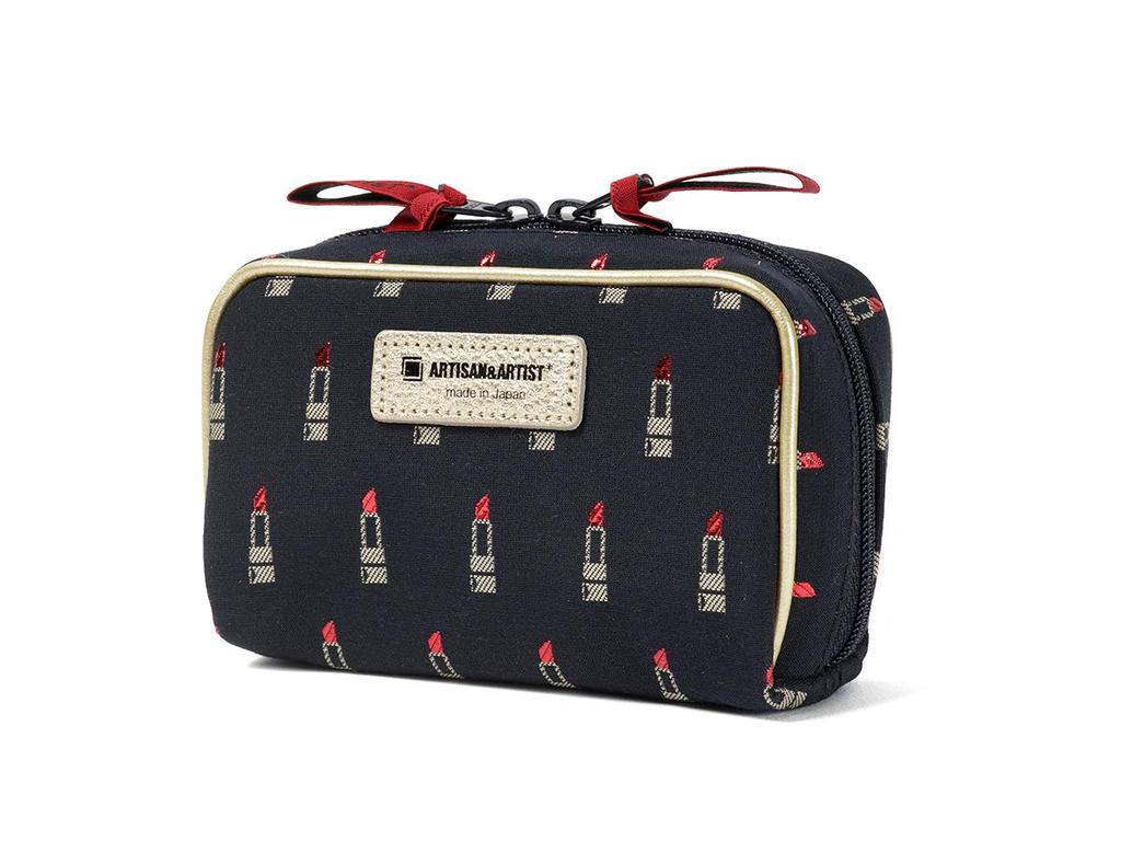 Artisan & Artist Micro Multi-Use Pouch <Valiant Rouge> XOP-LI646 Black