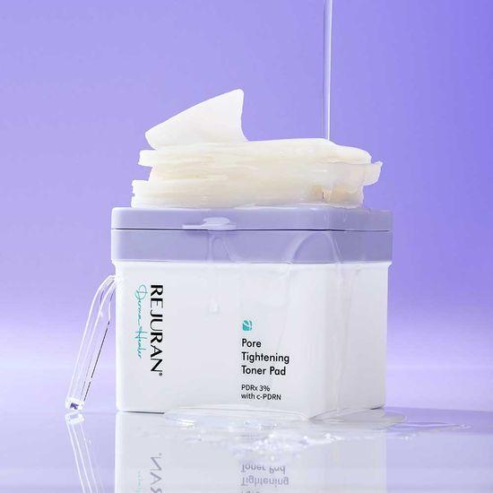 Rejuran Derma Healer Pore Tightening Toner Pads 60 Sheets Double Plan (Main Product 60 Sheets + Refill 60 Sheets)