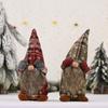 Christmas Tabletop Playful Decor Featuring Eyecovered Faceless Doll With Gloves