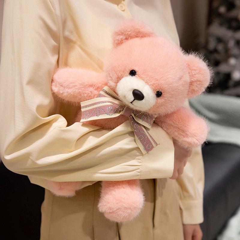 Teddy Bear Plush Toy Bear Doll Creative Versatile Scarf Bear Doll Rag Doll Birthday Gift for Girlfriend