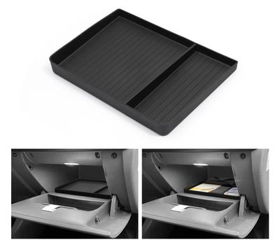 For Hyundai IONIQ 5 Car Center Glove Storage Box Container Organizer Case TPE Tidying Interior Accessories