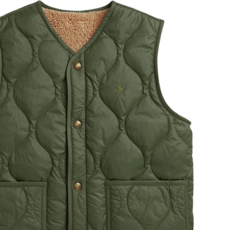 Polo Ralph Lauren Down Vest With Pony Pattern Reversible V-Neck Kids Vests CWPOOTWYN220068