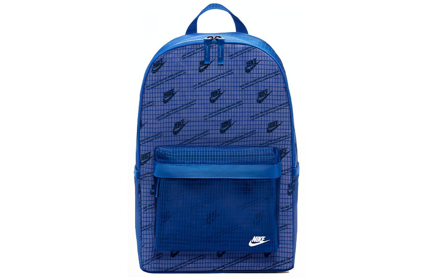Nike Heritage Polyester Backpack Regular Unisex Lake Blue CK7444-480